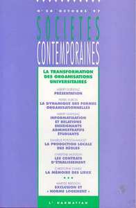 Image de La transformation des organisations universitaires