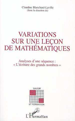 Picture of VARIATIONS SUR UNE LEÇON DE MATHEMATIQUES