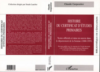 Picture of Histoire du certificat d'études primaires