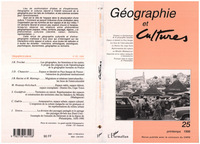 Picture of GEOGRAPHIE ET CULTURES N° 25