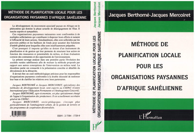 Image de Méthode de planification locale pour les organisations paysannes d'Afrique sahélienne