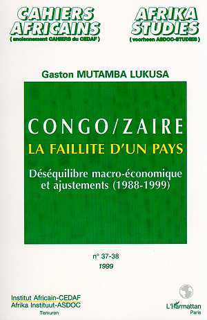 Image de CONGO/ZAÏRE LA FAILLITE D'UN PAYS (n° 37-38)