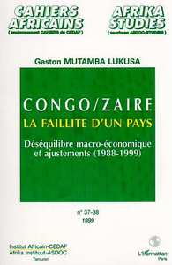 Image de CONGO/ZAÏRE LA FAILLITE D'UN PAYS (n° 37-38)