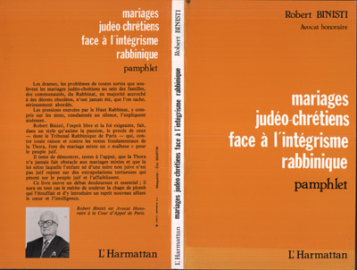 Picture of Mariages judéo-chrétiens face à l'intégrisme rabbinique