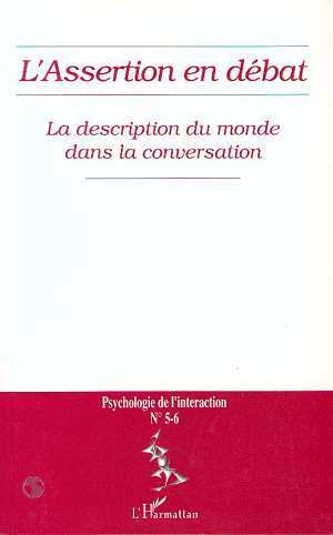 Image de L'ASSERTION EN DÉBAT (n° 5-6)