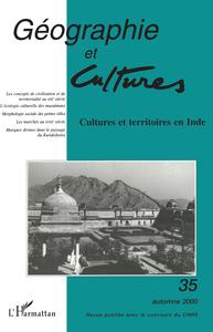 Image de CULTURES ET TERRITOIRES EN INDE