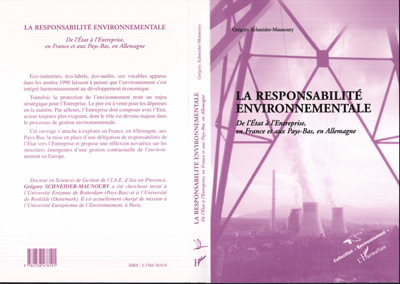 Picture of LA RESPONSABILITE ENVIRONNEMENTALE