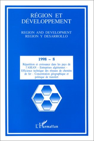 Image de RÉGION ET DÉVELOPPEMENT N° 8