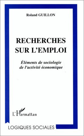 Image de RECHERCHES SUR L'EMPLOI