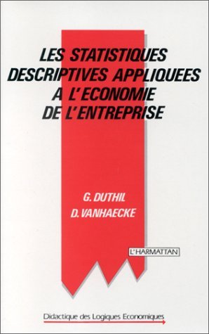 Image de Les statistiques descriptives appliquées à l'économie de l'entreprise