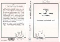 Image de Villes et transactions sociales (Hommage au professeur Jean Remy)