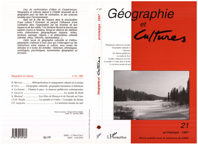 Picture of Géographie et cultures n°21