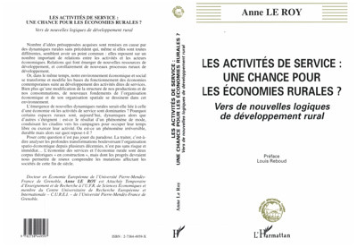 Image de LES ACTIVITES DE SERVICE : UNE CHANCE POUR LES ECONOMIES RURALES ?