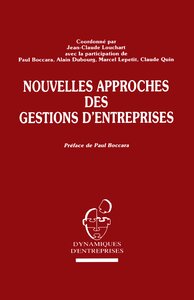 Image de Nouvelles approches des gestions d'entreprises