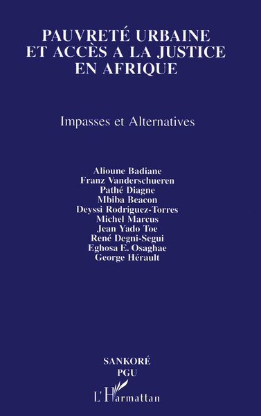 Image de Pauvreté urbaine et accès à la justice en Afrique