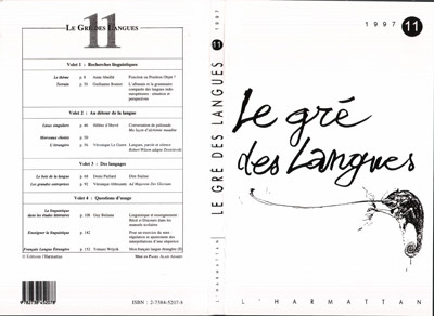 Image de Le gré des langues n°11