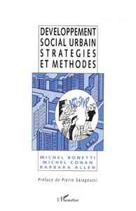 Image de Développement social urbain stratégies et méthodes