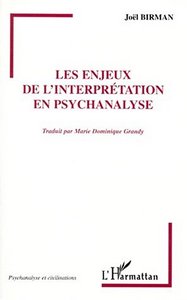 Image de LES ENJEUX DE L'INTERPRÉTATION EN PSYCHANALYSE