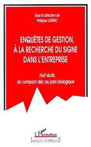 Image de ENQUETE DE GESTION, A LA RECHERCHE DU SIGNE DANS L'ENTREPRISE