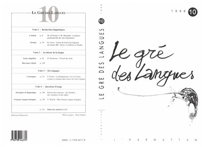 Image de Le gré des langues n°10