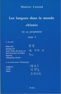 Image de Les langues dans le monde chinois, Tome 3  (et sa périphérie)