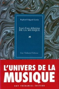 Picture of Essai d'une definition de la musique