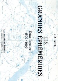 Image de Les grandes ephemerides (1500-1699) tome 1