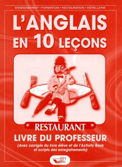 Picture of Anglais 10 leçons - Restaurant - Prof