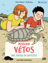Image de Une tortue en difficulté