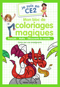 Image de Je suis en CE2 - Mon bloc de coloriages magiques - CE2