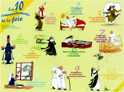 Image de LES 10 COMMANDEMENTS DE LA JOIE
