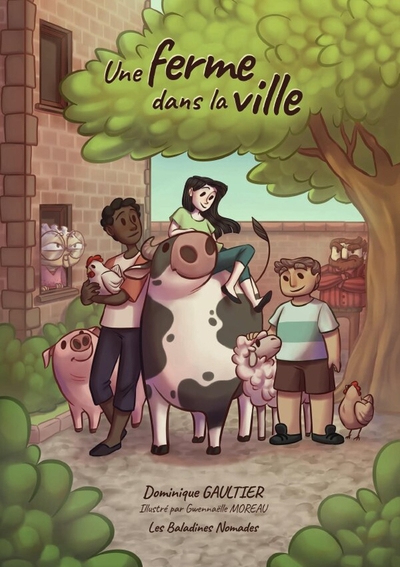 Image de une ferme dans la ville