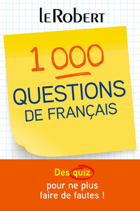 Image de Mini-guide - 1 000 questions de français - Des quiz pour tester et améliorer votre français