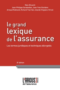 Image de Le grand lexique de l'assurance 8ème édition