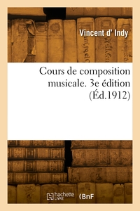 Image de Cours de composition musicale. 3e édition
