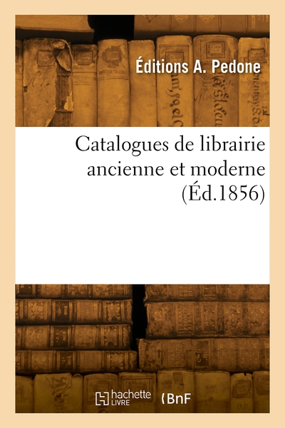 Picture of Catalogues de librairie ancienne et moderne