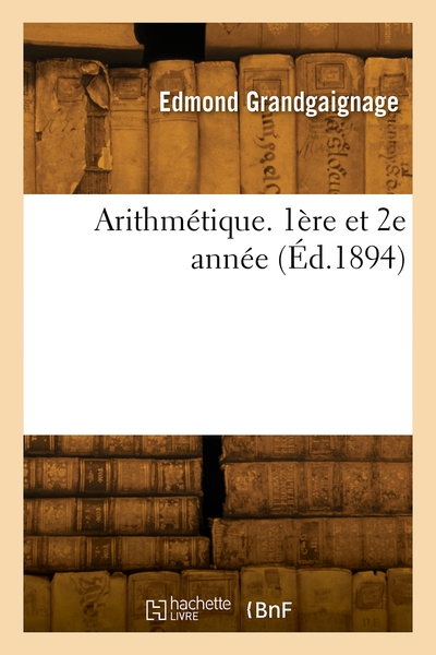 Picture of Arithmétique. 1ère et 2e année