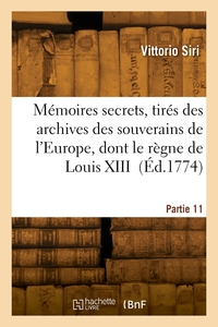 Image de Mémoires secrets, tirés des archives des souverains de l'Europe. Partie 11