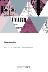 Image de Revue thomiste