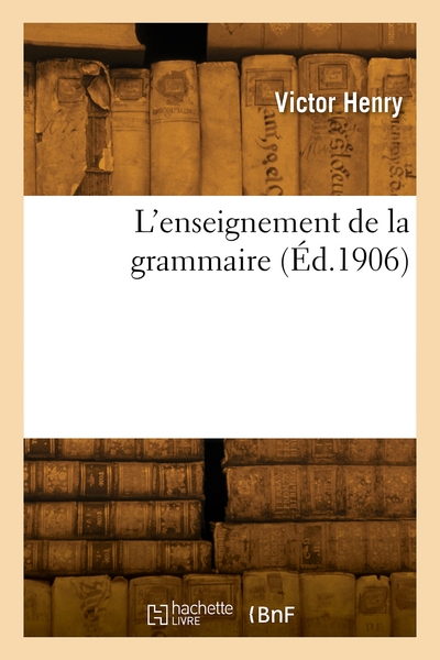 Image de L'enseignement de la grammaire