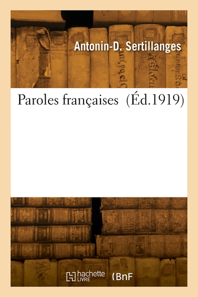 Image de Paroles françaises