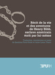 Picture of Récit de la vie et des aventures de Henry Bibb, esclave américain écrit par lui-même