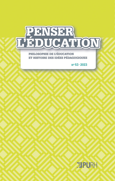 Image de PENSER L'EDUCATION, NO 53