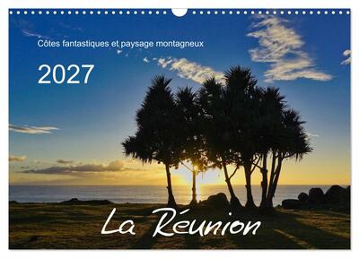 Picture of La Rèunion - Côtes fantastiques et paysage montagneux (Calendrier mural 2027 DIN A3 vertical), CALVENDO calendrier mensuel