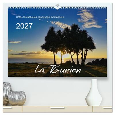 Picture of La Rèunion - Côtes fantastiques et paysage montagneux (Calendrier mural haut de gamme 2027 DIN A2 vertical), CALVENDO calendrier mensuel