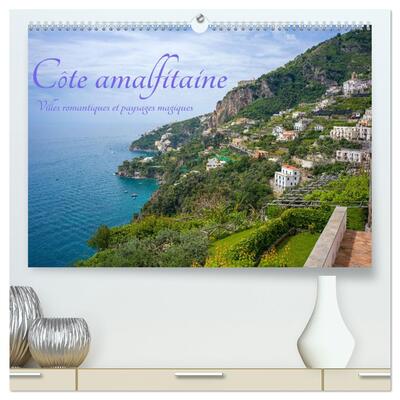 Picture of Côte amalfitaine - Villes romantiques et paysages magiques (Calendrier mural haut de gamme 2027 DIN A2 vertical), CALVENDO calendrier mensuel