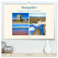 Picture of Montpellier - Escapades en ville et aux alentours (Calendrier mural haut de gamme 2027 DIN A2 vertical), CALVENDO calendrier mensuel
