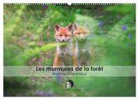 Image de Les murmures de la forêt - Regards d'animaux (Calendrier mural 2027 DIN A2 vertical), CALVENDO calendrier mensuel