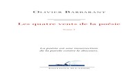 Image de LES QUATRE VENTS DE LA POESIE - TOME 1