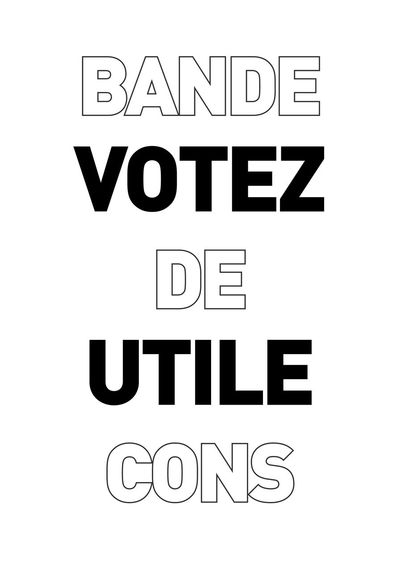 Picture of Votez utile